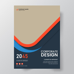 Corporate business flyer template Book Cover Design, Corporate Business flyer template vector design, Flyer Template Geometric shape used for business poster layout,