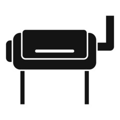 Poster - Grinder smokehouse icon simple vector. Bbq grill