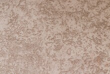 Texture Pale Pink Uneven Plastered Wall 