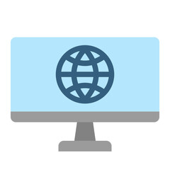 display monitor screen web website internet web development icon