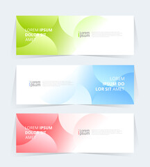 Wall Mural - Vector abstract graphic design Banner Pattern background template.