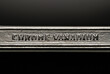 Chrome vanadium steel. chrome vanadium inscription on a metal object