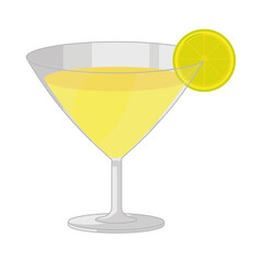 Poster - cocktail with lime