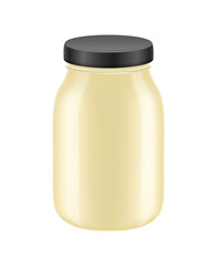 Sticker - Mayonnaise Jar Illustration