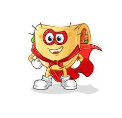 Wall Mural - taco heroes vector. cartoon character