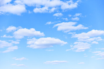 Wall Mural - blue sky with white clouds