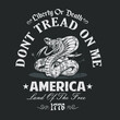 © pradnya - dont tread me, american independence day illustration vector