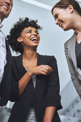 Laughter in the workplaceless stress, more business