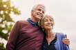 © Anne B/peopleimages.com - Marriage goals. Shot of a happy senior couple in the park.