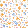 © Daria - Seamless pattern of different doodle elements. Hand drawn