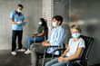© Prostock-studio - Teen kid in face mask waiting for vaccination against COVID-19