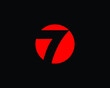 Creative Minimalist Letter 7 Logo Design | Seven Logo Design