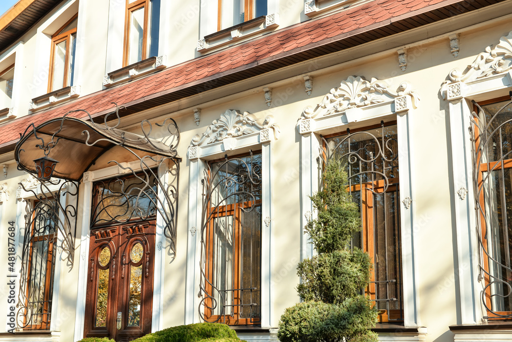Beautiful old building on city street