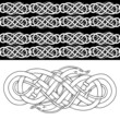 © Владимир Лешанков - Beautiful pattern in Celtic style. Set of seamless patterns.
