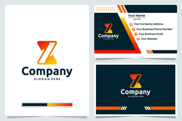 Wall Mural - letter z,monogram, logo design and business card