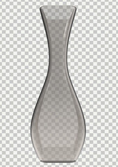 Wall Mural - gray glass vase png