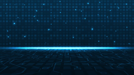 Wall Mural - technology background hi-tech communication concept innovation abstract background vector illustrati