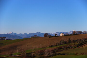 Canvas Print - Paesaggio montuoso