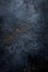 Wall Mural - Abstract black textured background with scratches