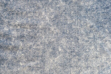 White And Blue Denim Fabric Cotton Textured Background, Fashion Textile Design, Close Up, Top View, Flat Lay
