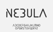 © Riskidesign - Abstract modern alphabet font digital vector illustration