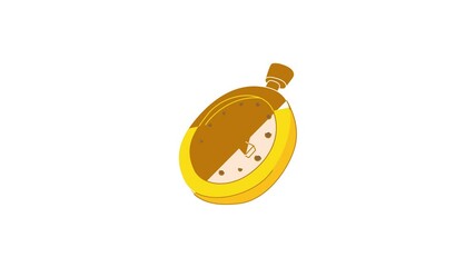 Poster - Stopwatch icon animation best cartoon object on white background