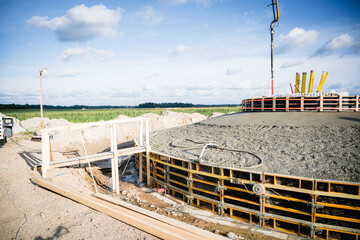 construction site of Wind turbine