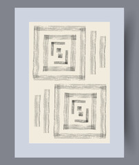 Wall Mural - printable wall art vector poster