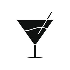 Wall Mural - cocktail   icons  symbol vector elements for infographic web