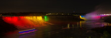 Niagara Falls At Night