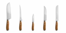 Chef Knives, Kitchen Tools With Steel Blades