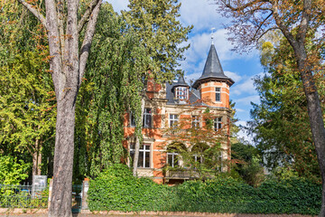 Cultural heritage monument villa Emil Schwerdtfeger in Lichterfelde, Berlin, Germany