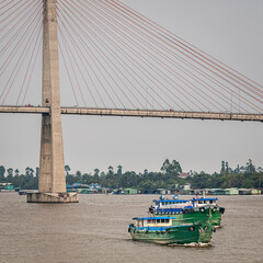 Wall Mural - Tsubasa (Neak Loeung) bridge