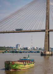 Wall Mural - Tsubasa (Neak Loeung) bridge