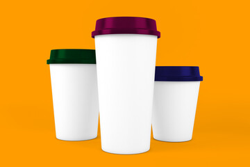 3 Sizes Coffee Cup 