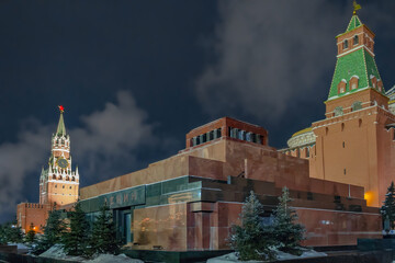 Wall Mural - Lenin mausoleum at Moscow Red Square