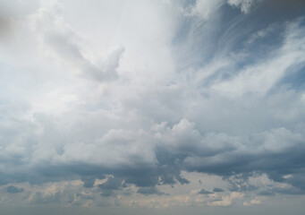 Wall Mural - Rainy clouds sky background