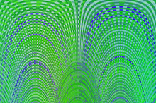 Abstract  Kaleidoscope Green Background, Glitch Art Texture