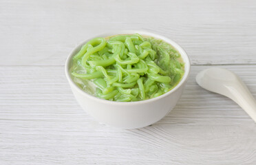 Wall Mural - Lod Chong from Thailand It is pandan leaf vermicelli in coconut milk, a Thai dessert.