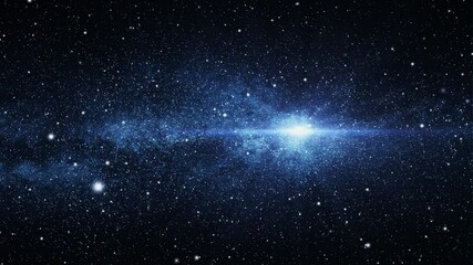 Wall Mural - space galaxy with stars background