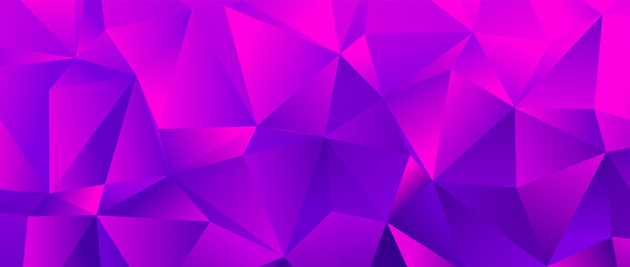 Wall Mural - purple polygonal mosaic background. creative design backdrop