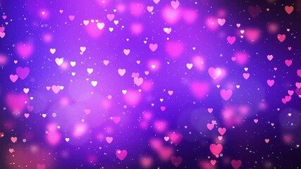 Wall Mural - heart shape movement background