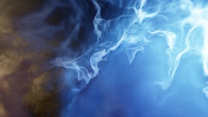 nebula gas cloud in deep outer space