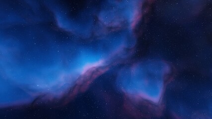 nebula gas cloud in deep outer space