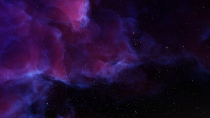 nebula gas cloud in deep outer space
