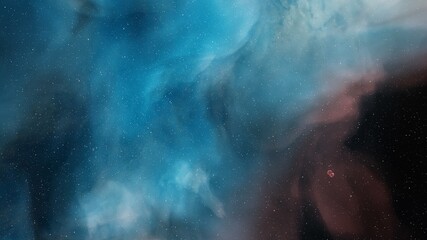 nebula gas cloud in deep outer space