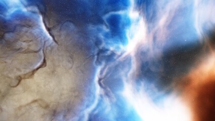 nebula gas cloud in deep outer space