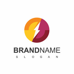Flash Energy Logo, Energy Power electric speed creative Logotype concept