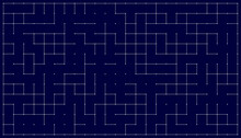 Grid Line With Small Gap In The Corner. Background For Wallpaper, Patter And Tile Texture.