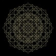 Scared geometry - Hexagon ornament - Vector Illustration